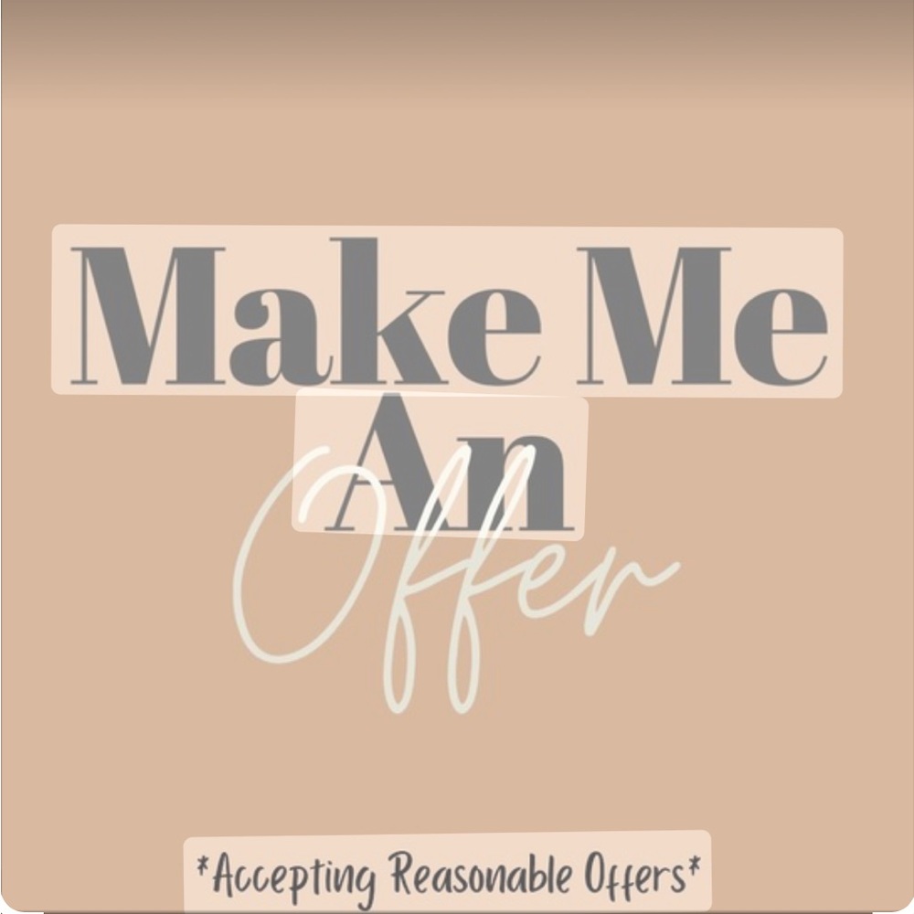 Open to offers! 🖤
